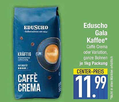 Eduscho Gala Kaffee* Caffè Crema