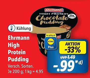 Ehrmann High Protein Pudding