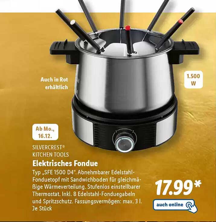 Elektrisches Fondue