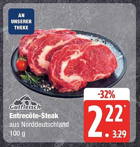 Entrecôte-Steak aus Norddeutschland