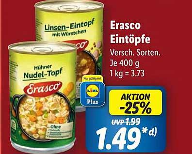 Erasco Eintöpfe