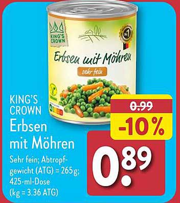 Erbsen mit Möhren