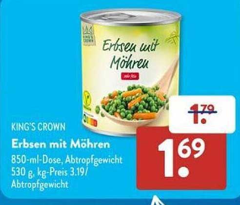 Erbsen mit Möhren