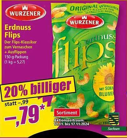 Erdnuss Flips