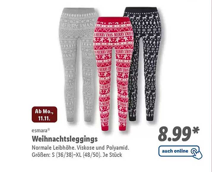 esmará Weihnachtsleggings