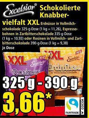 Excelsior Schokolierte Knabbervielfalt XXL