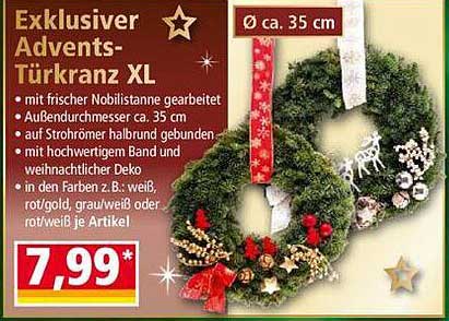 Exklusiver Advents-Türkranz XL