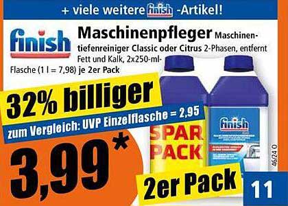 finish Maschinenpfleger 2er Pack