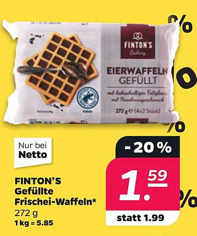 FINTON’S Gefüllte Frischei-Waffeln*