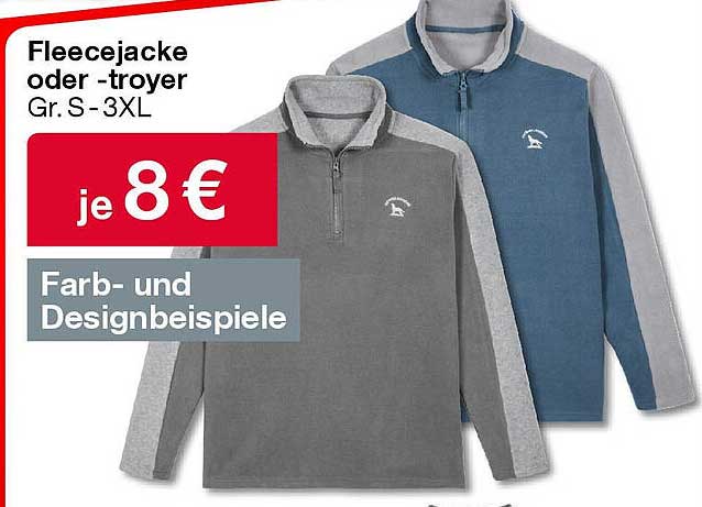 Fleecejacke oder -troyer