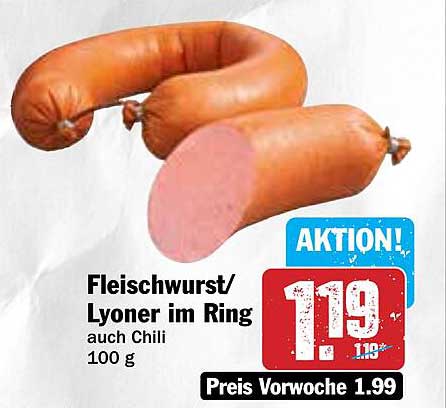 Fleischwurst/ Lyoner im Ring