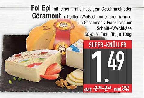 Fol Epi oder Géramont