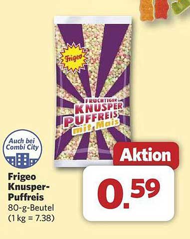 Frigeo Knusper-Puffreis mit Mais