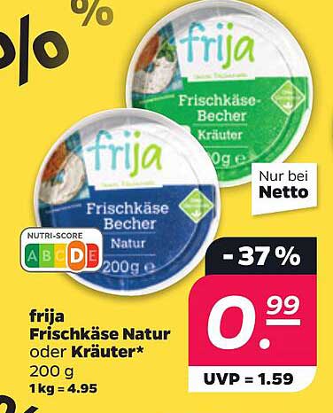 frija Frischkäse Natur oder Kräuter*