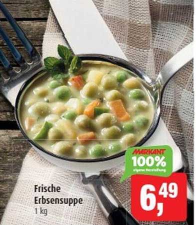 Frische Erbsensuppe