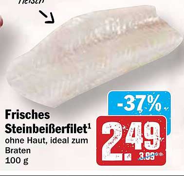 Frisches Steinbeißerfilet