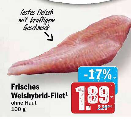 Frisches Welshhybrid-Filet