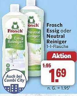 Frosch Essig oder Neutral Reiniger