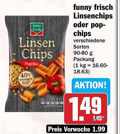 funny frisch Linsenchips