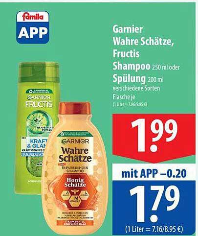 Garnier Wahre Schätze, Fructis Shampoo