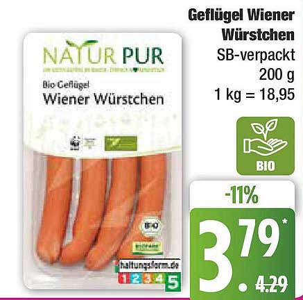 Geflügel Wiener Würstchen