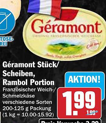 Géramont Stück/Scheiben, Rambol Portion