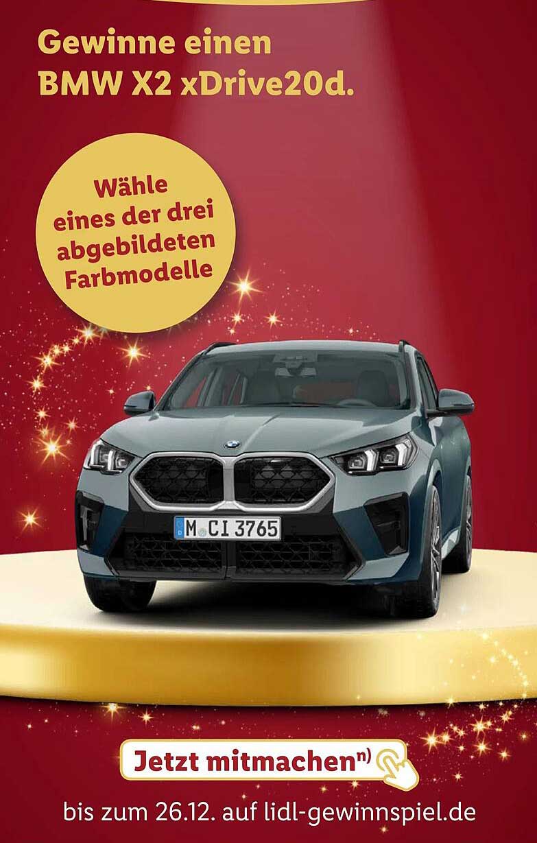 Gewinne einen BMW X2 xDrive20d.