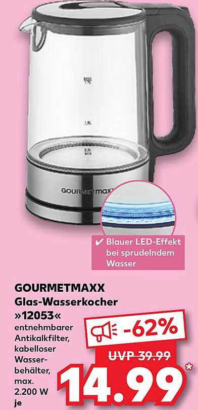 GOURMETMAXX Glas-Wasserkocher »12053«