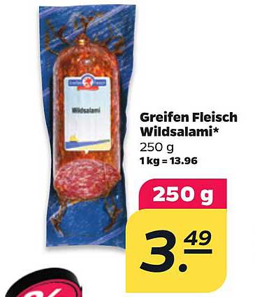 Greifen Fleisch Wildsalami*