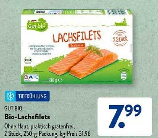 GUT BIO Bio-Lachsfilets