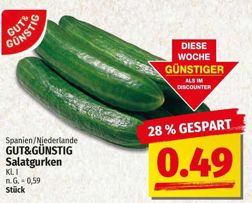 GUT&GÜNSTIG Salatgurken