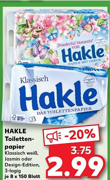 HAKLE Toilettenpapier