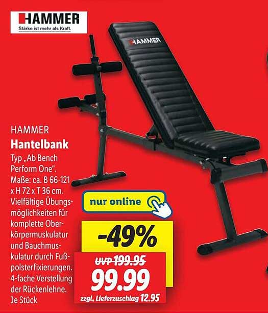 HAMMER Hantelbank