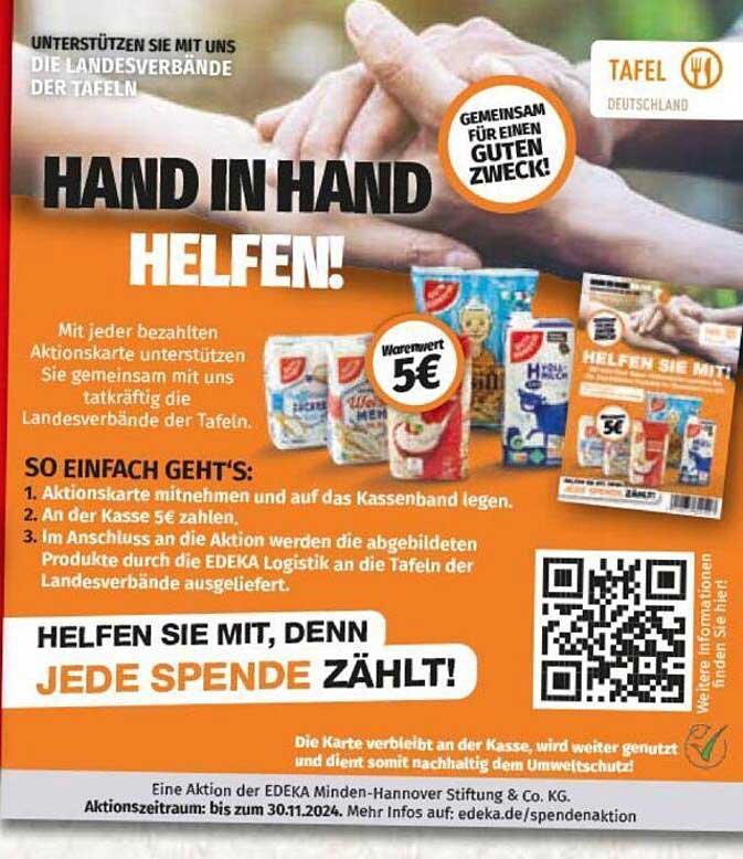 HAND IN HAND HELFEN!