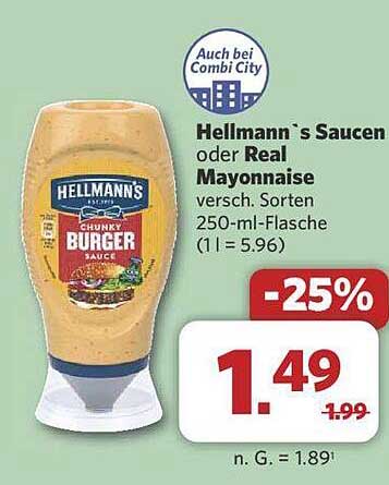 Hellmann's Chunky Burger Sauce