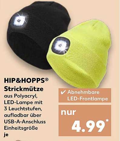 HIP&HOPPS® Strickmütze