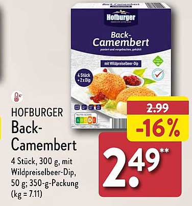 Hofburger Back-Camembert