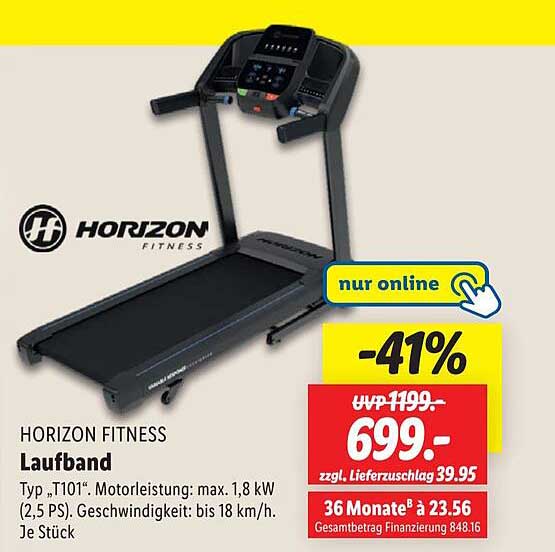 HORIZON FITNESS Laufband