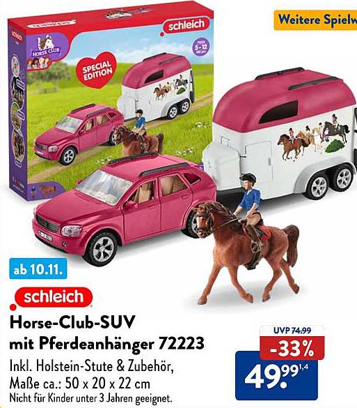 Horse-Club-SUV mit Pferdeanhänger 72223