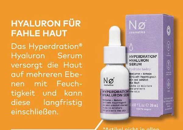 HYALURON FÜR FAHLE HAUT  
HYPERDRATION® HYALURON SERUM