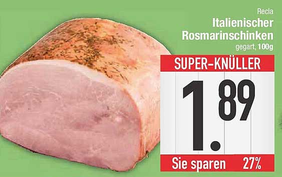 Italienischer Rosmarinschinken