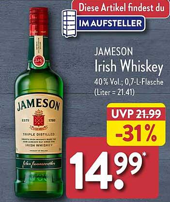 JAMESON Irish Whiskey