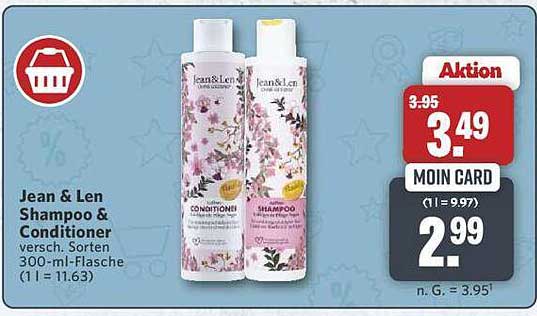 Jean & Len Shampoo & Conditioner