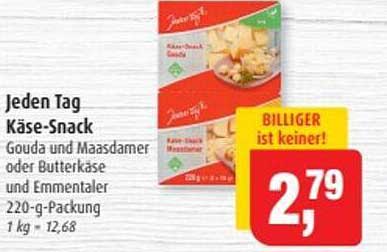 Jeden Tag Käse-Snack