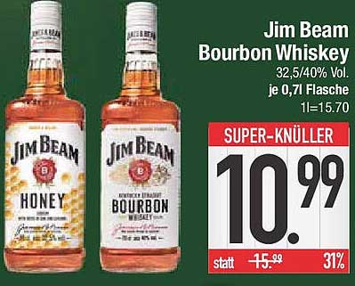 Jim Beam Bourbon Whiskey