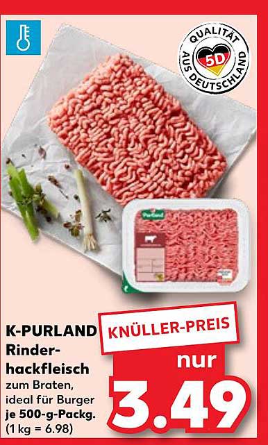 K-PURLAND Rinderhackfleisch