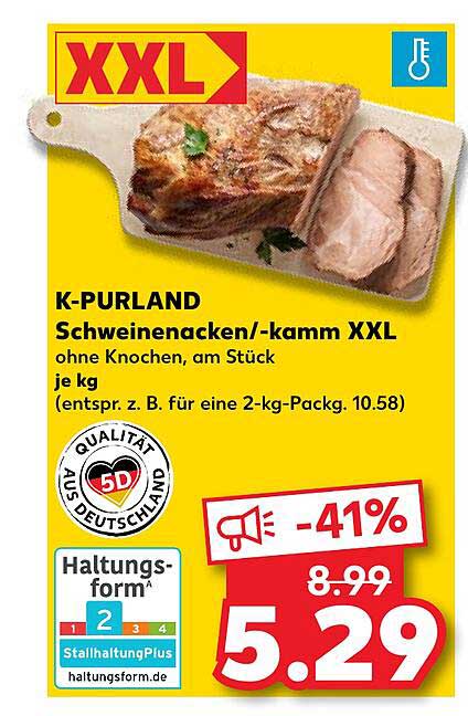 K-PURLAND Schweinenacken/-kamm XXL