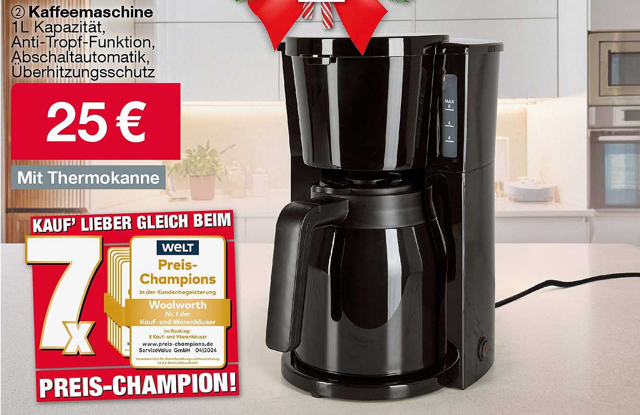 Kaffeemaschine mit Thermokanne