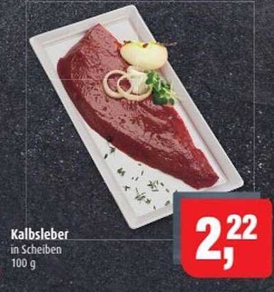 Kalbsleber in Scheiben