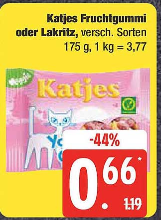 Katjes Fruchtgummi oder Lakritz